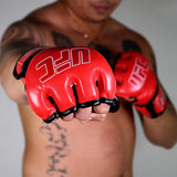 MMA UFC Muay Thai Training Punching Bag Gym Half Mitts Sparring Boxing Gloves