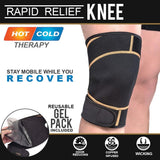 Happy Tree Rapid Relief Knee Wrap Hot & Cold Therapy Compression lightweight Support