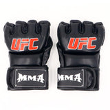 MMA UFC Muay Thai Training Punching Bag Gym Half Mitts Sparring Boxing Gloves