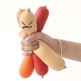 Big Stress Sausage Antifrost Toys Frankfurter Hot Dog Stress Reliever