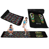 35x160cm Reflexology Stone Foot Acupressure Massage Mat Pain Relief Feet Walk Massager Walk Stone Foot Massage Mat Pad Foot Spa Massager