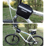 Bicycle Front Frame Bag Cycling Bike Tube Pouch Holder Saddle Panniers