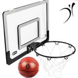 Dunk Pro 18 inch x 12 inch Backboard Pro-Style Hoop with Break-Away Rim Mini Basketball Ring Hoop With Ball