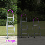 Bandeshang Aluminum Multi-Purpose Step Ladder (5 Steps)