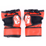 MMA UFC Muay Thai Training Punching Bag Gym Half Mitts Sparring Boxing Gloves