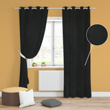 Hodeso 1pc 255 cm x 143cm Luxury Curtain Blackout Hotel Cafe Living Room Bedroom