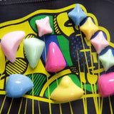 35x70cm Foot Health Massager Pain Relief Korean Japanese Acupressure Cobblestone Reflexology Walk Stone Foot Massage Mat Pad