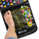 35x160cm Reflexology Stone Foot Acupressure Massage Mat Pain Relief Feet Walk Massager Walk Stone Foot Massage Mat Pad Foot Spa Massager