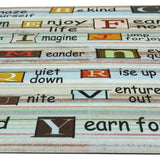 Anti Slip Non Skid 3D Rubber Bathroom Bedroom Kitchen Garden Door Mat Alphabet (Multicolor)