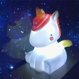 Hodeso Unicorn Night Light Mini LED Mood Night Lamp Children Baby Cartoon Toy Mini Unicorn Collectible