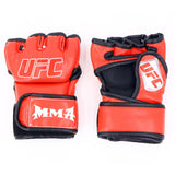 MMA UFC Muay Thai Training Punching Bag Gym Half Mitts Sparring Boxing Gloves