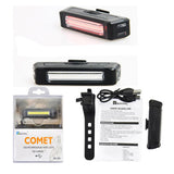 Comet USB Rechargable 100 Lumens Tail Head Light