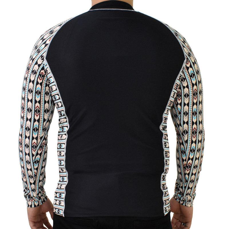 XXL Tesla Men's Thermal Compression Rash Guard Long Sleeve Top