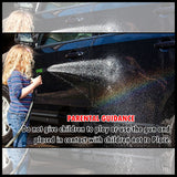 Water Hose with Water Spray Gun and Fitting Connector for Car Wash Cleaning Watering Lawn Garden Plants (10 Meters)