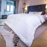 Home Bedding Fiber Fill Comforter Blanket White Quilt Duvet Insert Twin/Queen/King