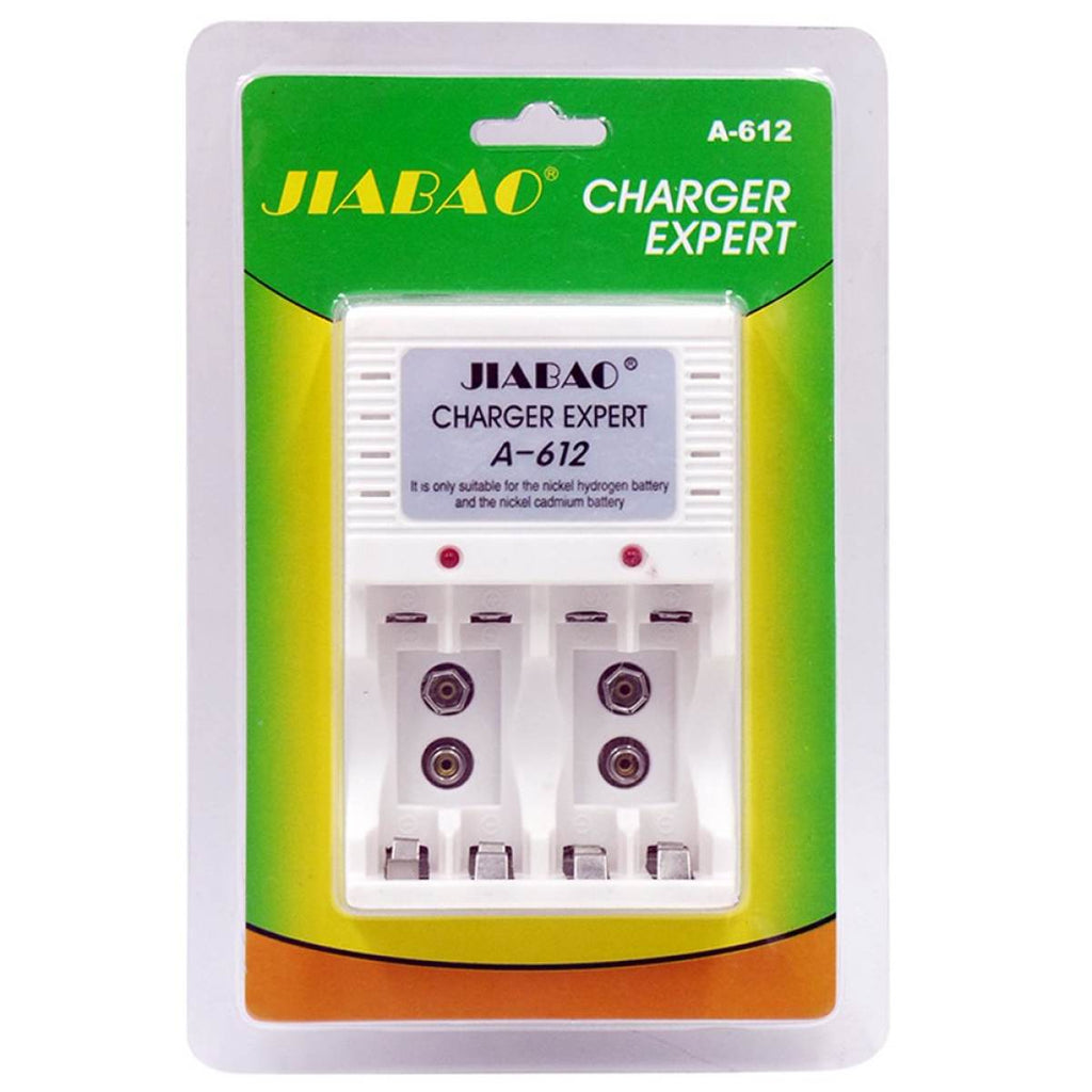 JIABAO A-612 White Digital Power Charger For Rechargeable Batteries