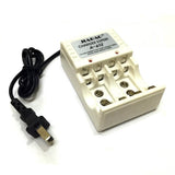 JIABAO A-612 White Digital Power Charger For Rechargeable Batteries