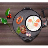 Korean 2 in 1 BBQ Grill & Steamboat Hot Pot Shabu Roast Fry Pan